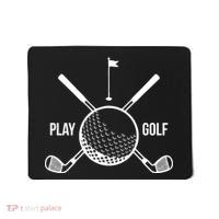 Play Golf Golfball Clubs Crossbones Mousepad thumb 0