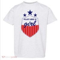 Play Like A Girl Toddler T-Shirt thumb 0