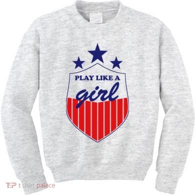 Play Like A Girl Kids Sweatshirt