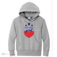 Play Like A Girl Kids Hoodie thumb 0