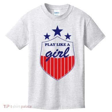 Play Like A Girl Kids T-Shirt