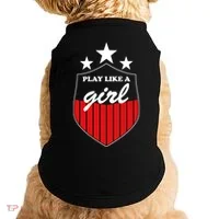 Play Like A Girl Doggie Tank thumb 0