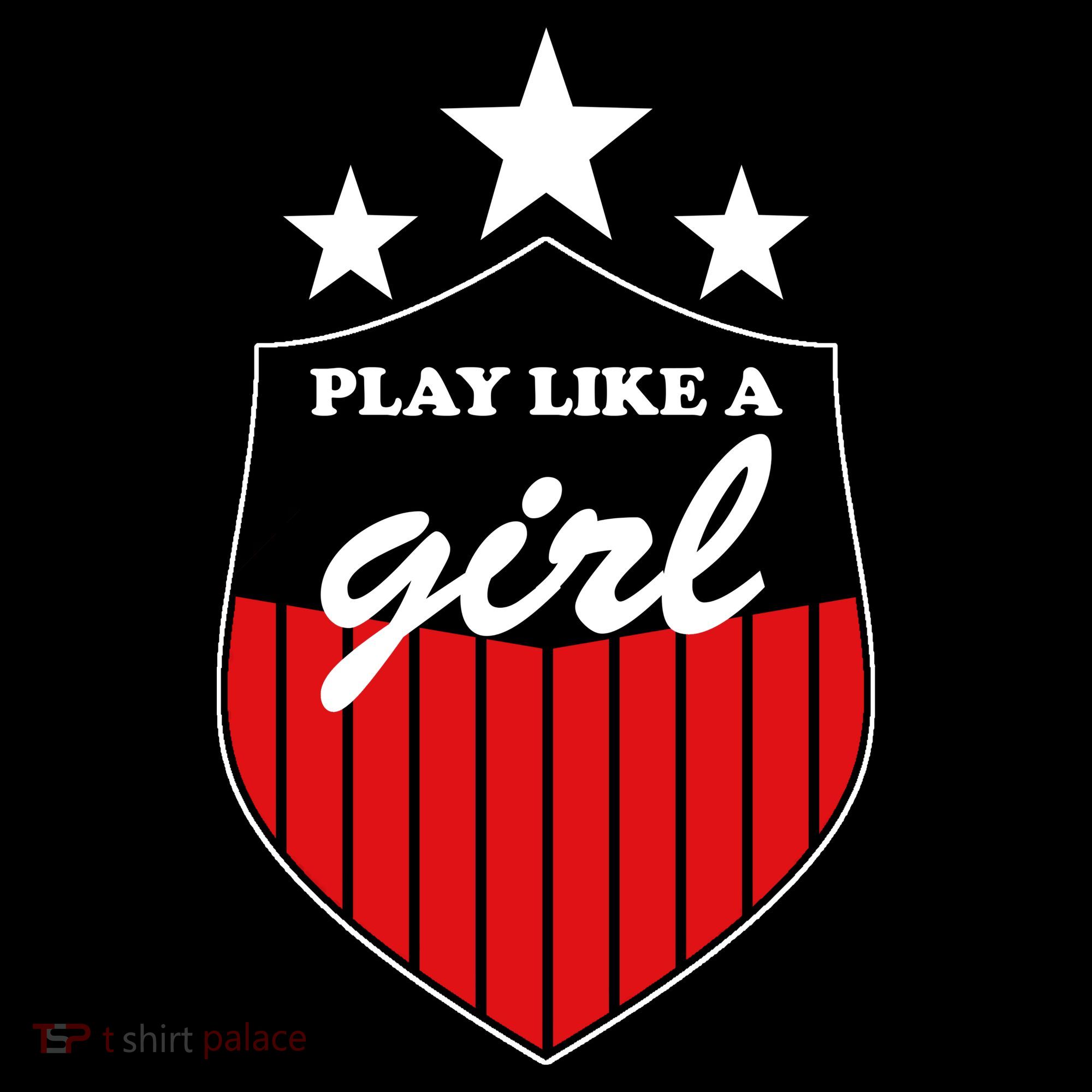 Play Like A Girl Button