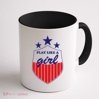 Play Like A Girl Coffee Mug thumb 1