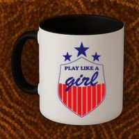 Play Like A Girl Coffee Mug thumb 2