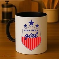 Play Like A Girl Coffee Mug thumb 4