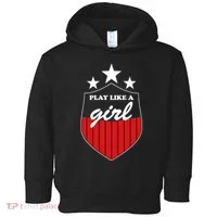 Play Like A Girl Toddler Hoodie thumb 0
