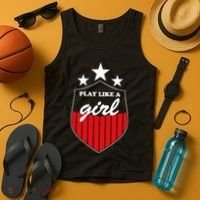 Play Like A Girl Tank Top thumb 4