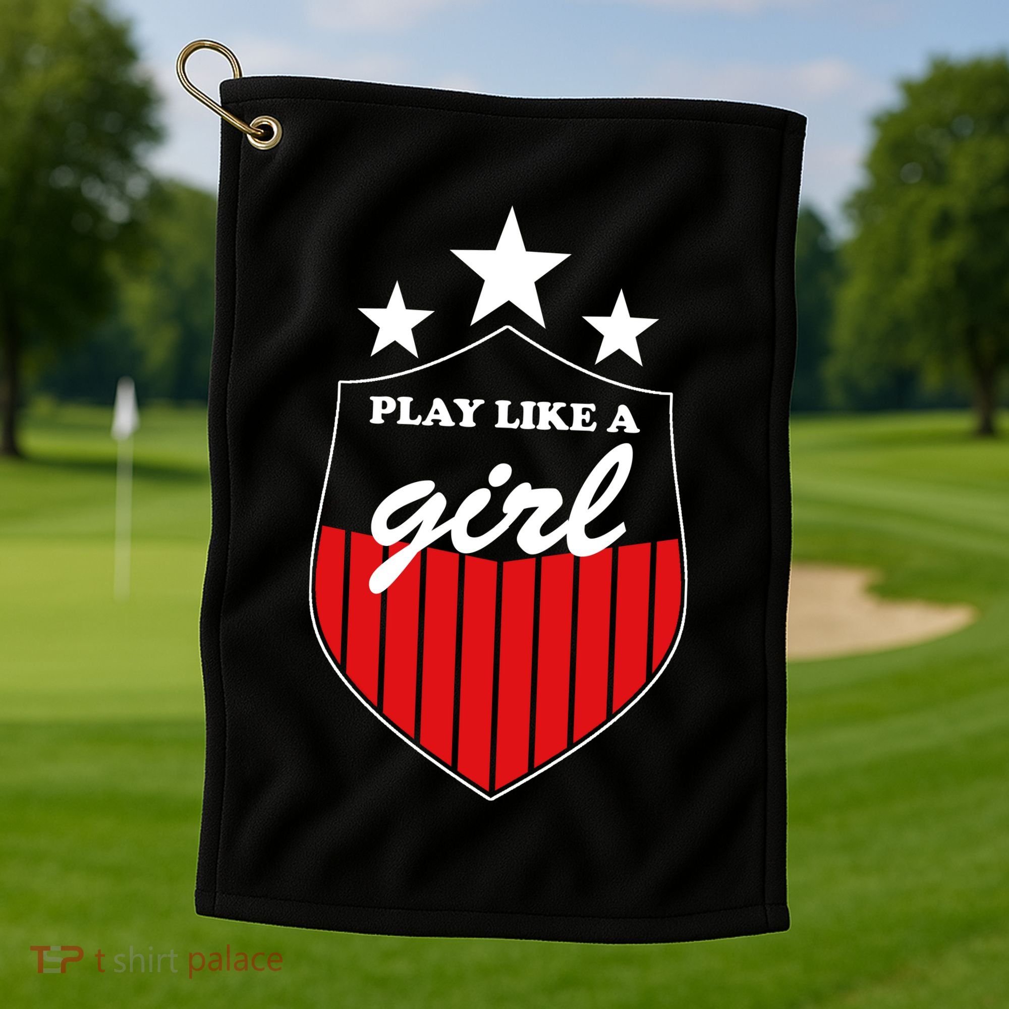 Play Like A Girl Golf Towel