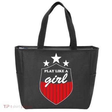 Play Like A Girl Tote Bag
