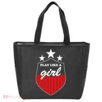 Play Like A Girl Tote Bag thumb 0