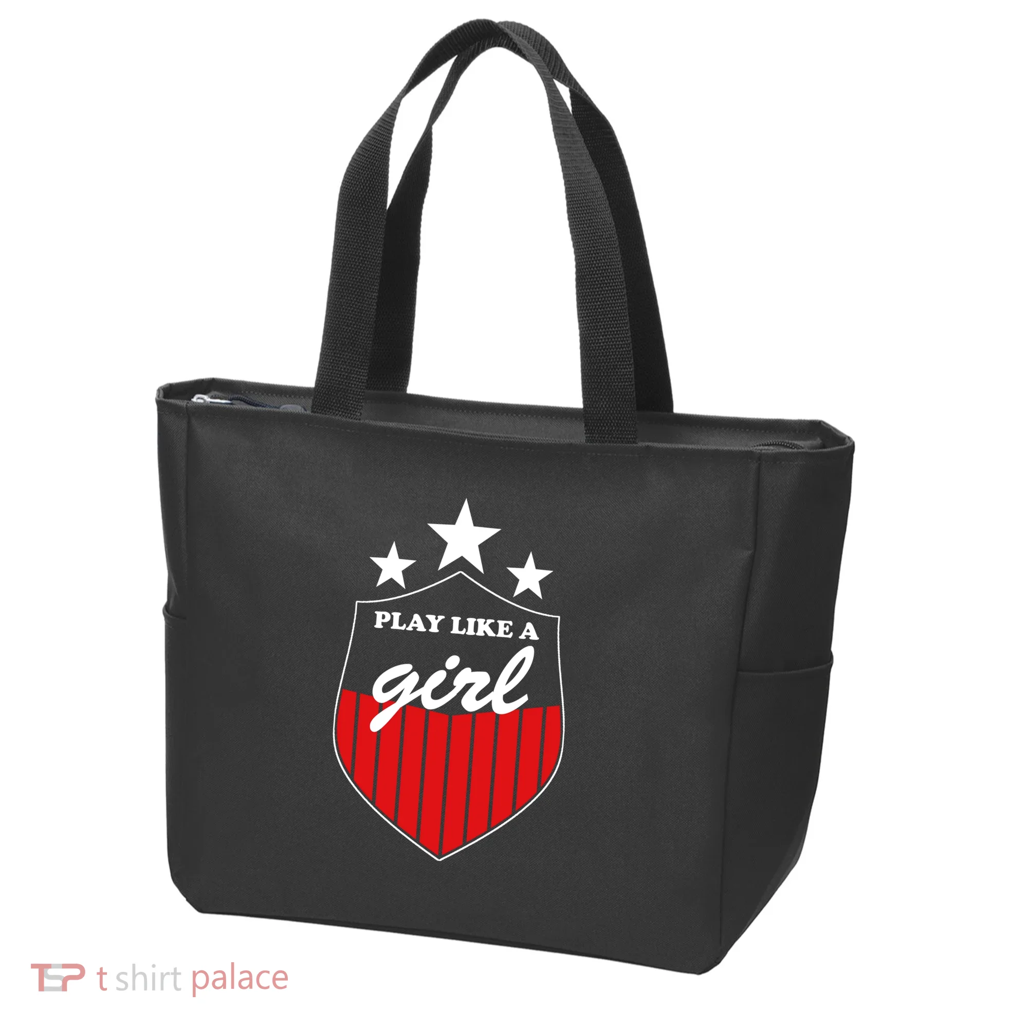 Play Like A Girl Tote Bag