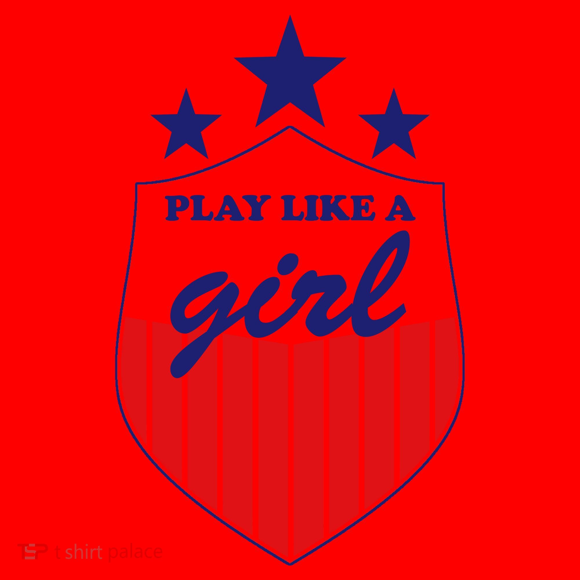 Play Like A Girl Santa Hat