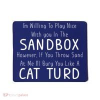 Play Nice Sandbox Cat Turd Mousepad thumb 0