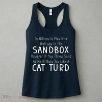 Play Nice Sandbox Cat Turd Women's Tank Top thumb 3