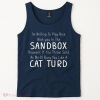 Play Nice Sandbox Cat Turd Tank Top thumb 2