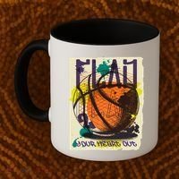 Play Your Heart Out Basketball Coffee Mug thumb 2