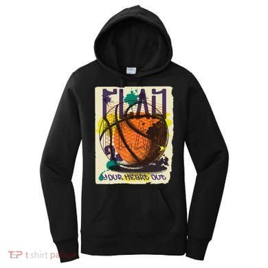 Play Your Heart Out Basketball Women's Hoodie