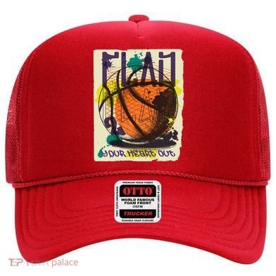 Play Your Heart Out Basketball Hat