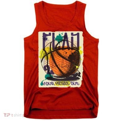 Play Your Heart Out Basketball Tank Top