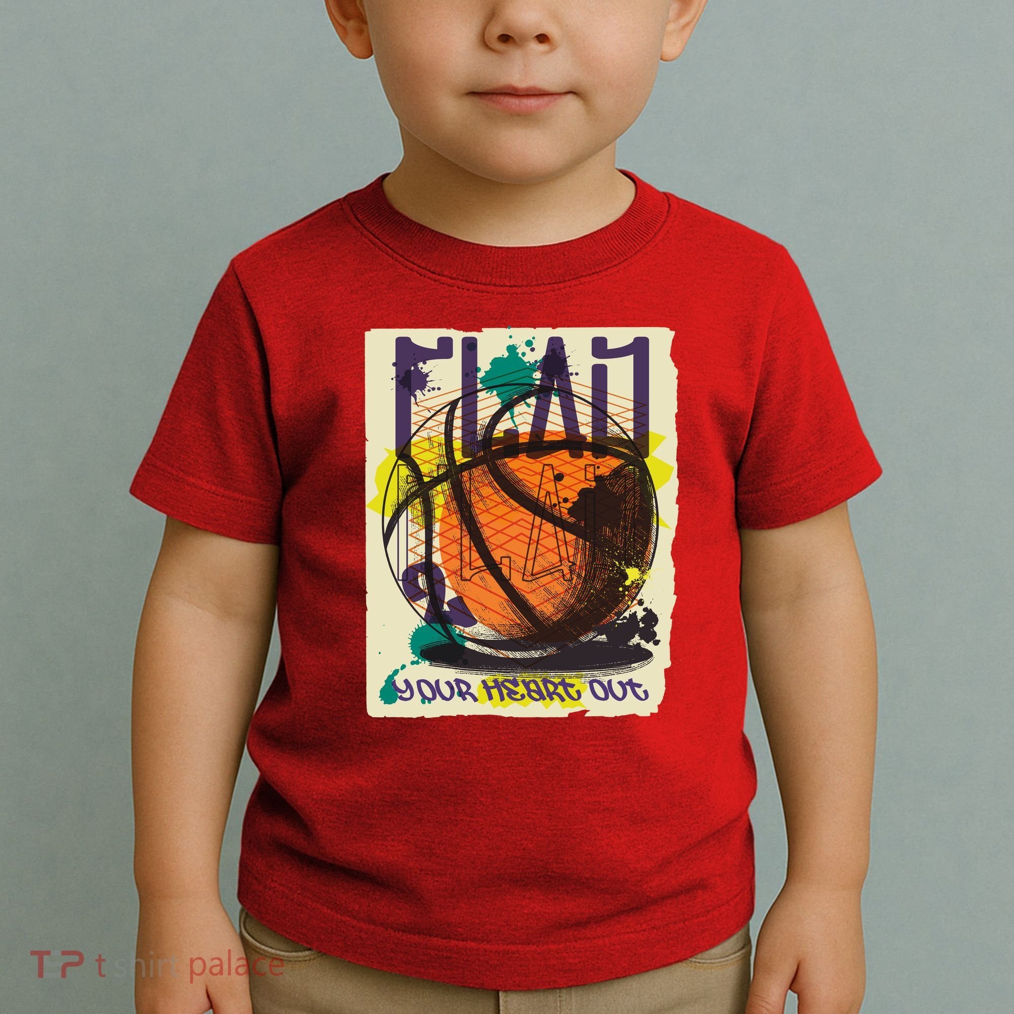Play Your Heart Out Basketball Toddler T-Shirt