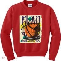 Play Your Heart Out Basketball Kids Sweatshirt thumb 0