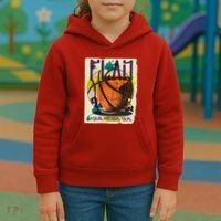 Play Your Heart Out Basketball Kids Hoodie thumb 3