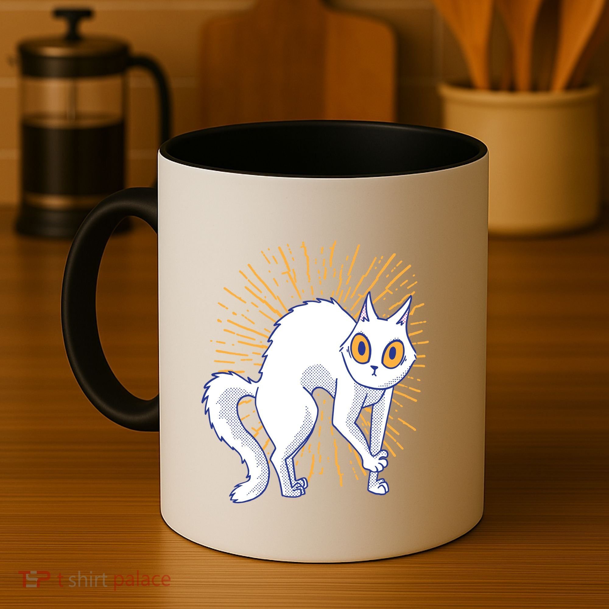 Playful Cat Coffee Mug