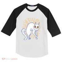 Playful Cat Kids Colorblock Raglan Jersey thumb 0