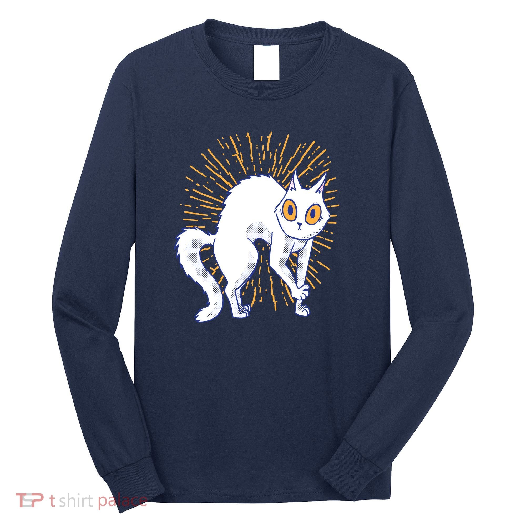 Playful Cat Long Sleeve Shirt