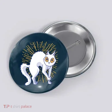 Playful Cat Button