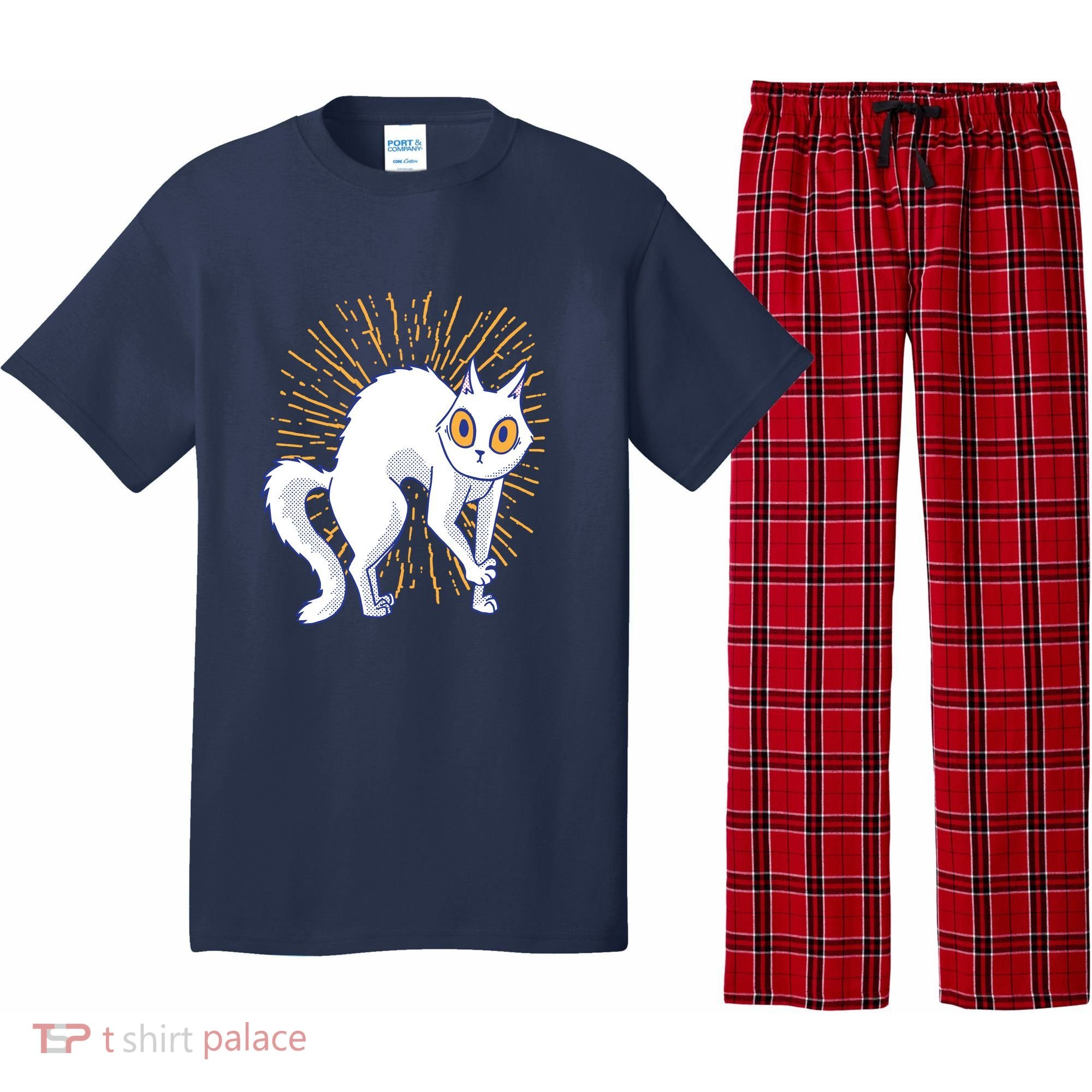 Playful Cat Pajama Set