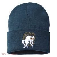 Playful Cat Sustainable Knit Beanie thumb 0