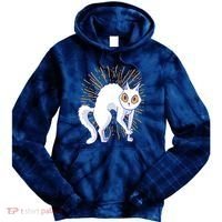 Playful Cat Tie Dye Hoodie thumb 0
