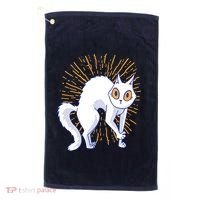 Playful Cat Golf Towel thumb 0