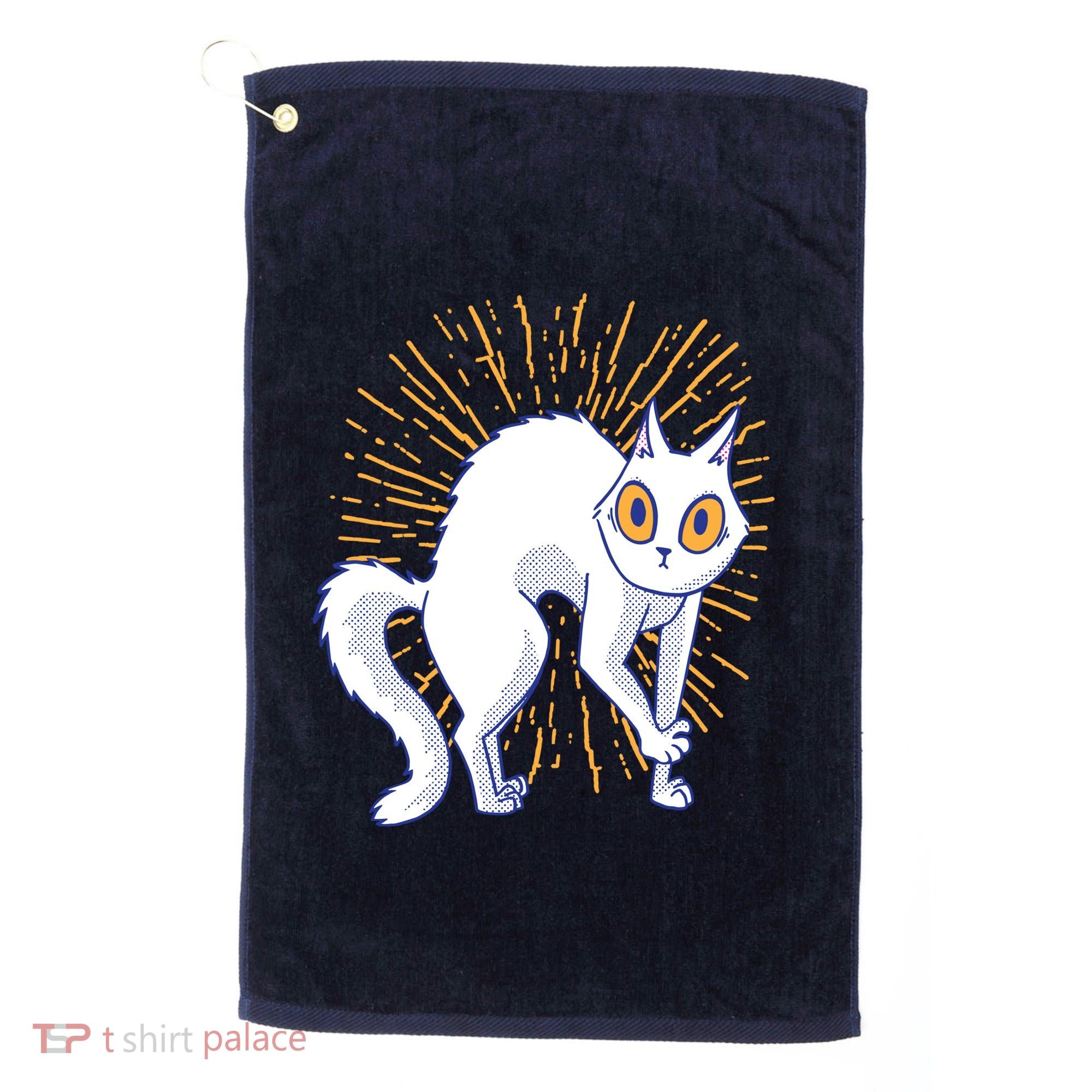 Playful Cat Golf Towel