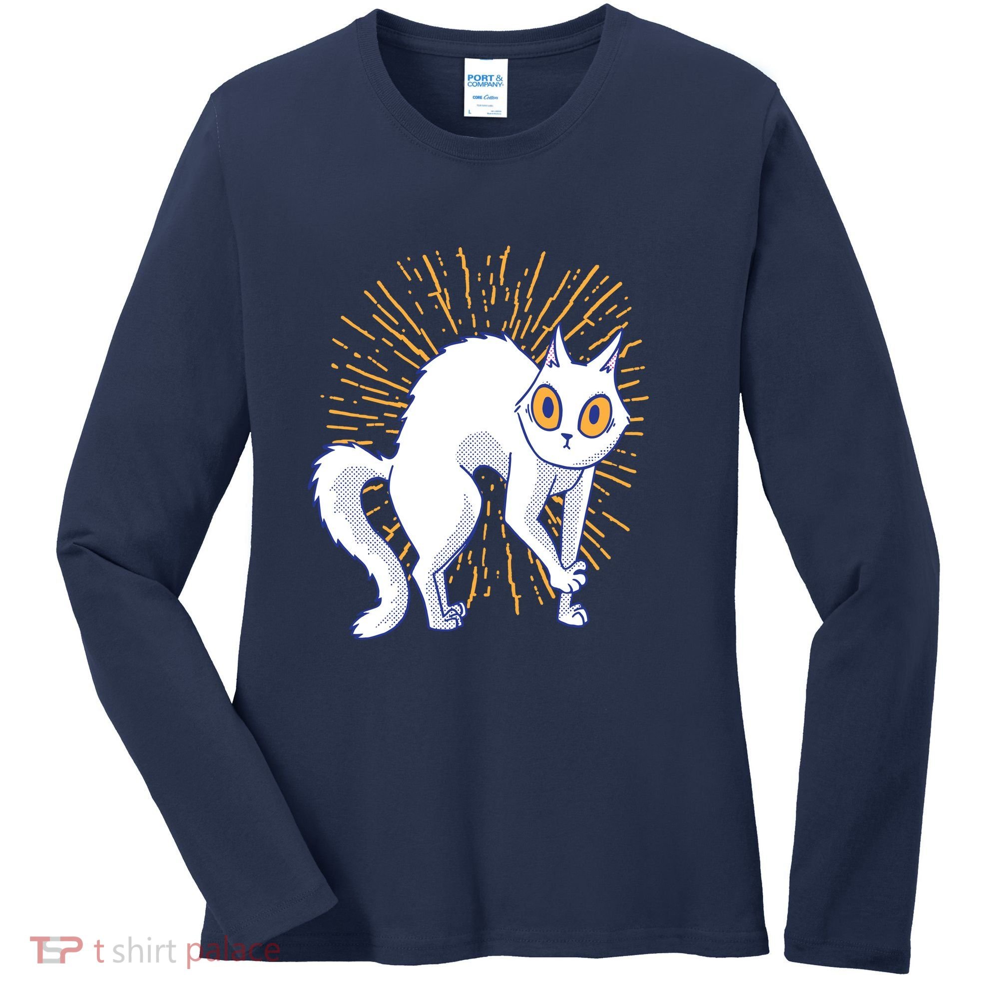 Playful Cat Women's Long Sleeve Shirt