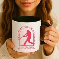 Playing The Game Baseball Coffee Mug thumb 3