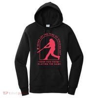 Playing The Game Baseball Women's Hoodie thumb 0