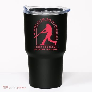 Playing The Game Baseball Tumbler