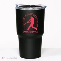 Playing The Game Baseball Tumbler thumb 0