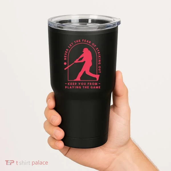 Playing The Game Baseball Tumbler