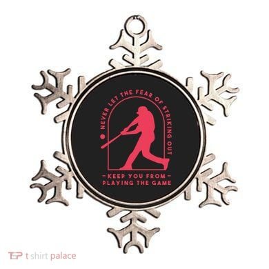 Playing The Game Baseball Ornament