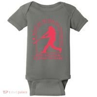 Playing The Game Baseball Baby Bodysuit thumb 0