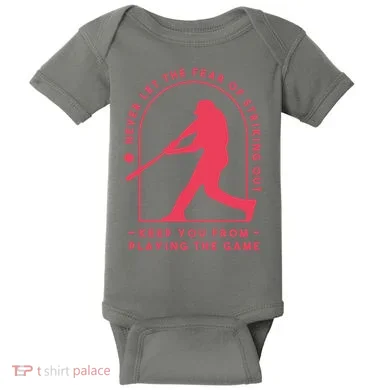 Playing The Game Baseball Baby Bodysuit