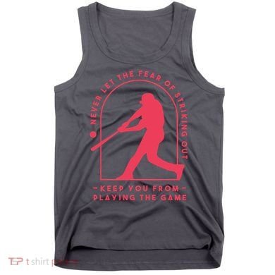 Playing The Game Baseball Tank Top