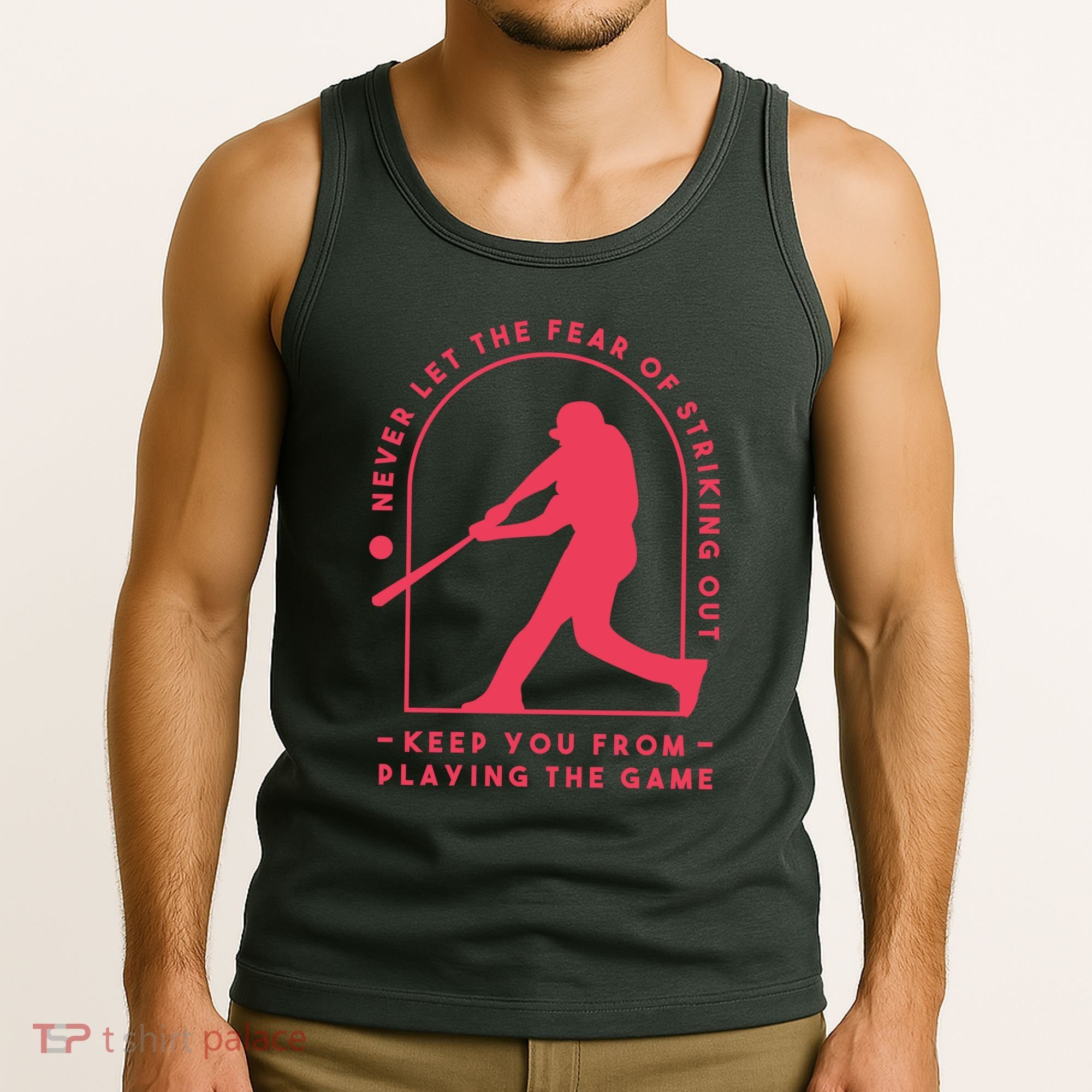 Playing The Game Baseball Tank Top