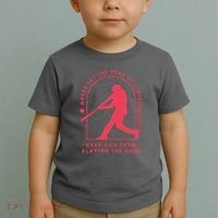 Playing The Game Baseball Toddler T-Shirt thumb 2