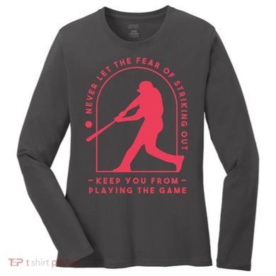 Playing The Game Baseball Women's Long Sleeve Shirt