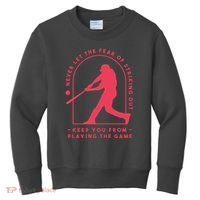 Playing The Game Baseball Kids Sweatshirt thumb 0